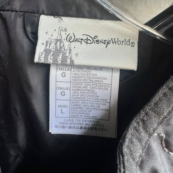Walt Disney World Long Sleeve Zip Front Lightweight Quilted Jacket Size L - Picture 3 of 9